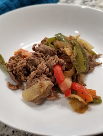 Shaved Steak with Peppers and Onions